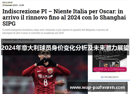 2024年意大利球员身价变化分析及未来潜力展望