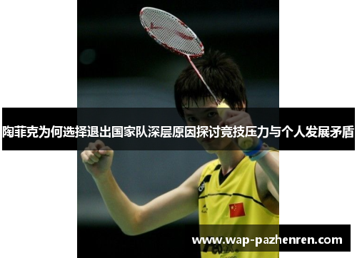 陶菲克为何选择退出国家队深层原因探讨竞技压力与个人发展矛盾 陶菲克为何选择退出国家队深层原因探讨竞技压力与个人发展矛盾