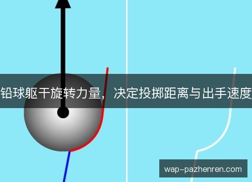 铅球躯干旋转力量，决定投掷距离与出手速度